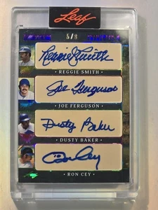 25 Leaf Season In The Sun Franchise 4 Smith Baker Cey Ferguson Auto 5/8 TF4-13 - Picture 1 of 5