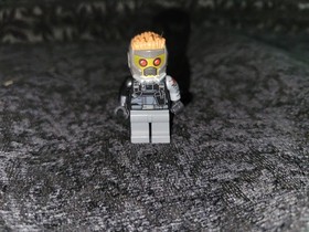 LEGO Marvel Super Heroes Minifigure SH0385 Star-Lord Silver Armor Jet Pack 76081
