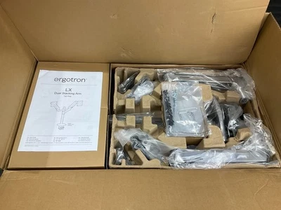 Ergotron LX Dual Stacking Arm Tall Pole Mounting Kit 45-549-026 ✅❤️️✅❤️️ - Image 1 of 3