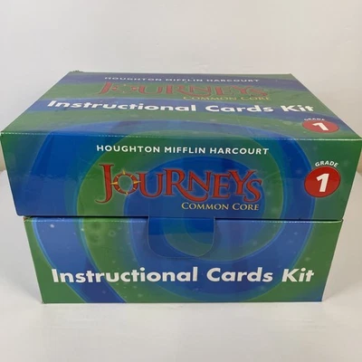 Journeys Common Core 1 级教学闪存卡套件完整 Harcourt — 第 1/4 张图片