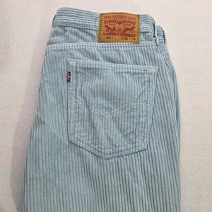 Levi's 514 Cordhose Herren W36 L31 Blau Straight Fit Denim Jeans - Bild 1 von 7