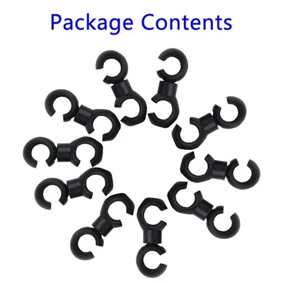 10 PIEZAS S-Clip Carretera Montaña Ciclocross Bicicleta Bicicleta Cable Carcasa Manguera Guías - Imagen 1 de 4