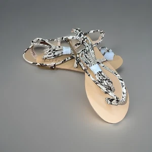SHU SHOP Women’s Snake DJUNA Gladiator Sandles 6.5 - Picture 1 of 11