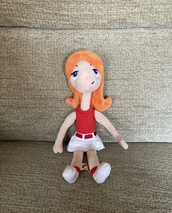 Juguete suave de peluche Candace Flynn de la hermana Phineas y Ferb de Disney - Imagen 1 de 7