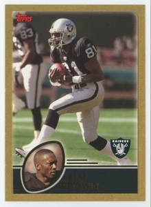 2003 Topps GOLD Tim Brown 499/499 Oakland Raiders #53 A1 - Picture 1 of 2