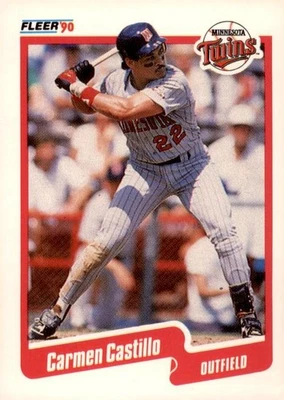 #371b Carmen Castillo 1990 Fleer Near Mint or Better - Image 1 of 2