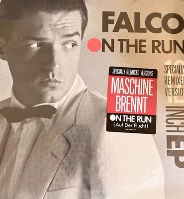 SEALED! Falco 1983 On The Run vinyl 12" single NEW! Electronic - Image 1 of 3