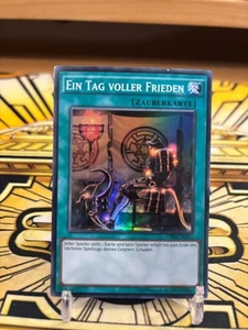 Yugioh Un día lleno de paz OP04-DE012 super raro - Imagen 1 de 1