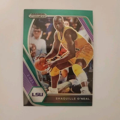 Selecciones del draft Panini Prizm 2021 Shaquille O’Neal #84 Green Prizm - LSU Foto 1 de 2