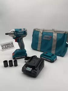 BRUSHLESS 20V 1/2" BATTERY PULSE SCREWDRIVER WITH 2 BATTERIES 2.0AH - TOTAL - Picture 1 of 6