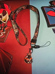 Husk Lanyard OFFICIAL Discontinued Shark Robot merch - Hazbin Hotel - Picture 1 of 2