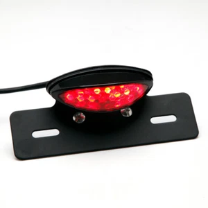 Soporte universal para señal de giro LED roja de freno luz trasera de motocicleta - Imagen 1 de 7