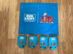 "VIER". EAGLES SUPER BOWL LIX 2024 BIERDOSENKÜHLER und 1 Rally Handtuch - Bild 1 von 5