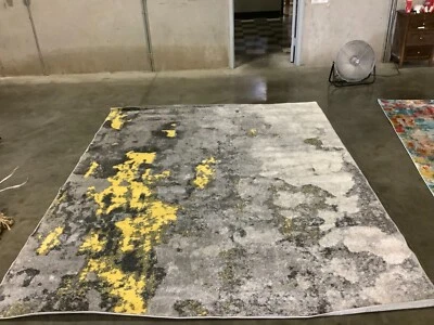 Alfombra GRIS/AMARILLA 8' X 10' defecto, precio reducido 1172664356 ADR134H-8 Foto 1 de 3