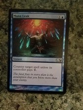 1 FOIL Mana Leak - m11 Mtg Magic Blue Common 1x x1