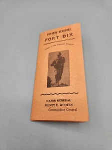 Fort Dix US Army, November 1960 Theater Schedule - Picture 1 of 5