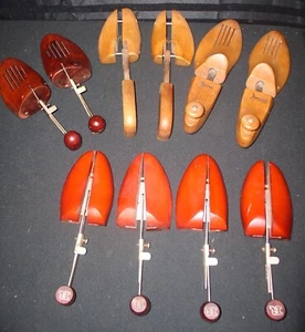 5x Shoe Tree/Stretcher Pairs~Adjustable Wooden~Jarman Shoes/Stadlers' Shoes,etc. - Picture 1 of 13