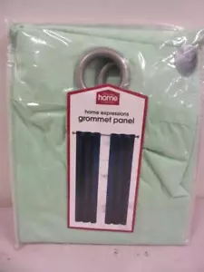 JCPenney Home Collection Grommet Panel Soft Lime Green Curtain 42" x 63" - Picture 1 of 3
