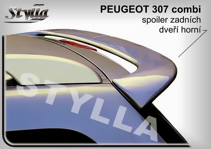 SPOILER REAR ROOF TAILGATE PEUGEOT 307 SW AVANT ESTATE COMBI WING ACCESSORIES - Image 1 of 1