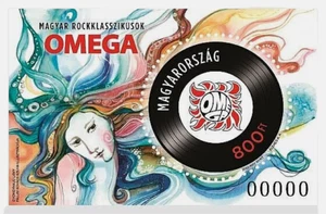 Hungary - "MUSIC ~ ROCK CLASSICS ~ OMEGA – PEARLS IN HER HAIR" MNH SS 2020 - Picture 1 of 3