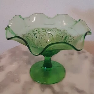 Northwood Green footed Compote - Picture 1 of 3