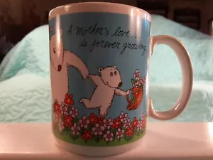 Loving Mother Mug Mom & Baby Bear "A Mothers Love Is Forever Growing" - Picture 1 of 12