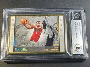 ZION WILLIAMSON 2021 PANINI NOIR FOTL #259 GOLD FRAMED FEATURE LENGTH #'D /11