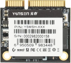 Yansen 64GB Yansen Half-Size mSATA SSD Solid State Disk 3D TLC - YSMSH-64 - Picture 1 of 1