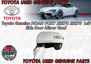Toyota Genuine NOAH VOXY ZRR70 ZRR75 Left Side Door Mirror Used - Picture 1 of 7