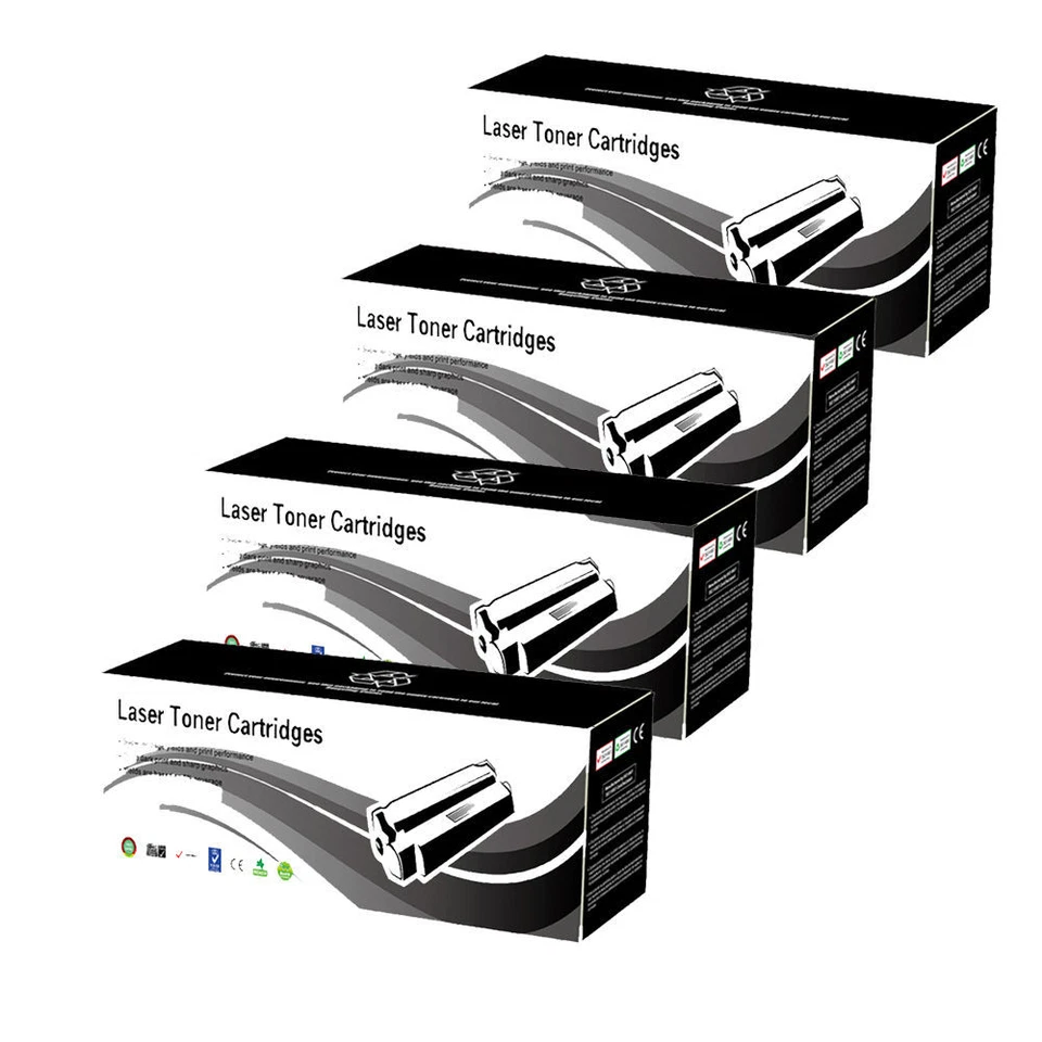 4 x Black Toner Cartridges Non-OEM Alternative For Ricoh MPC305E - 12,000 Pages - Image 1 of 1
