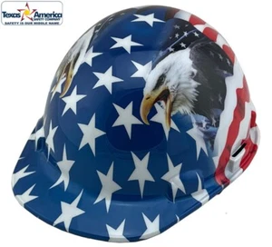 Gorra patriótica dinámica estilo PIP sombrero duro con 2 suspensiones de trinquete de águilas - Imagen 1 de 7