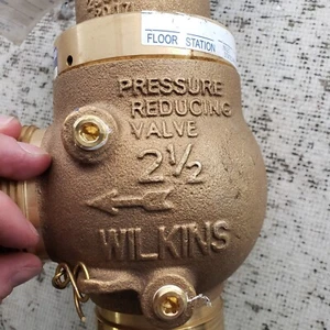 Zurn ZW4000 Pressure-Tru Pressure Reducing Bronze Fire Hose Control Valve 2-1/2" - Picture 1 of 10