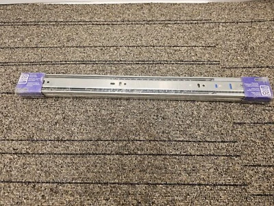 (QTY 2) Liberty Soft Close Ball Bearing Drawer Slide 20" 942005 Zinc Plated - Image 1 of 4