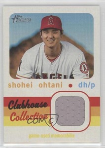 2020 Topps Heritage Clubhouse Collection Relics Shohei Ohtani #CCR-SO