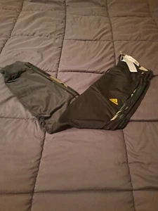 adidas Pants Men's Small Grey Camo 3-Stripes Warm-up Tapered Track Joggers - Picture 1 of 8