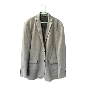 Alfani Sport Coat Men’s XL Gray Stretch 2-Button Partial Lined Jacket EUC - Picture 1 of 9