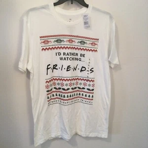 T-shirt Christmas Friends uomo taglia XL piuttosto guardare nuova con etichetta - Foto 1 di 3