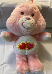 Kenner Care Bears Vintage Love A Lot Bear 13" Pink 2-Hearts 1983 80s - Picture 1 of 7