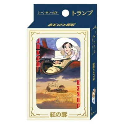 Porco Rosso Scene-filled Playing Cards Studio Ghibli Trump JP New - Image 1 of 4