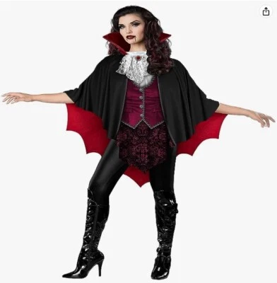 Poncho Vampiro - Vampira - Halloween - Disfraz - Mujer - Talla Única Foto 1 de 3