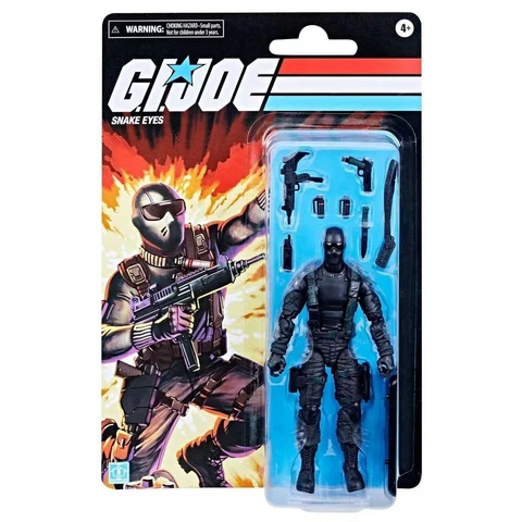 6" G.I. Joe Classified Series Retro Cardback Snake Eyes Action Figure Hasbro Of Cover