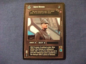 Star Wars CCG Death Star II Admiral Chiraneau - Picture 1 of 1