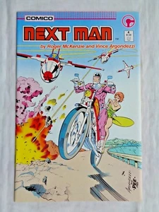 Next Man Vol. 1 No. 4 de agosto de 1985 cómico McKenzie & Argondezzi primera impresión casi nuevo (9,4) - Imagen 1 de 8