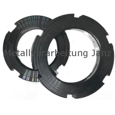 Nutmuttern DIN 1804w Stahl brüniert - 1 Stück - Bild 1 von 4