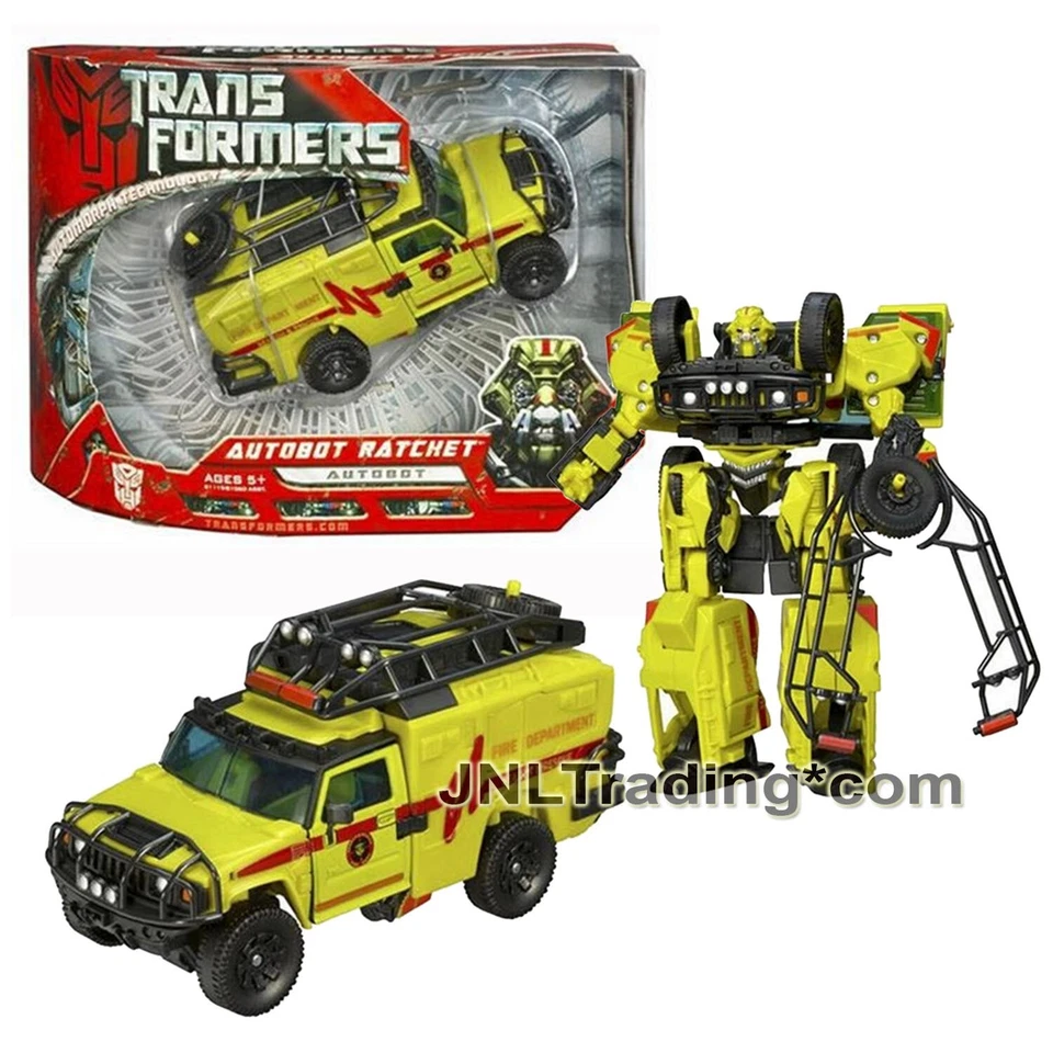 Year 2006 Transformers Movie Voyager 7 Inch Figure - AUTOBOT RATCHET HUMMER H2 - Image 1 of 1