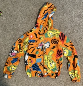 Members Only Looney Tunes Tweety Windbreaker Hoodie Jacke Größe Kinder 18 - Bild 1 von 4