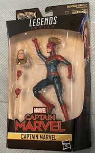 MARVEL LEGENDS CAPTAIN MARVEL 6" ACTION FIGURE KREE SENTRY BAF SERIES MINTY  - Picture 1 of 2