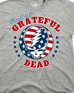 T-shirt Grateful Dead Liquid Blue Good OL' Grateful Dead S.S. grigio erica 2XLG nuova - Foto 1 di 3