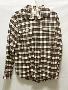 Jachs Herren XL Kariertes Langarm Button Down Shacket Hemd - Bild 1 von 12