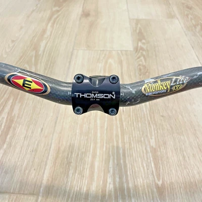 Thomson Elite Stem Easton Monkey LIte XC Carbon Bar SM-E103 5 deg 25.4 x 120mm - Image 1 of 4